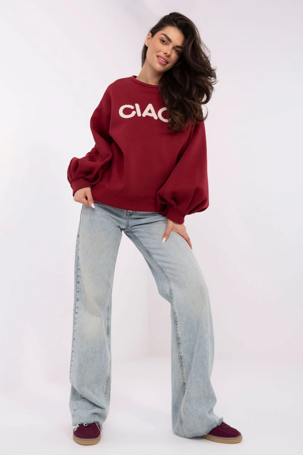Sweatshirt rouge – Image 2