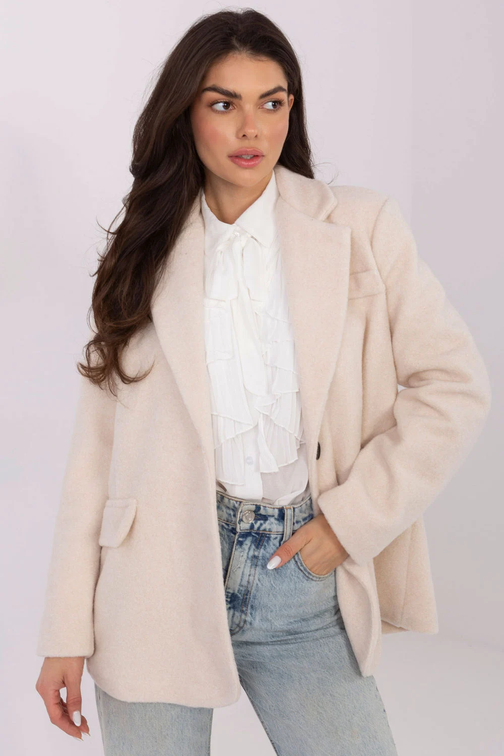 Manteau beige