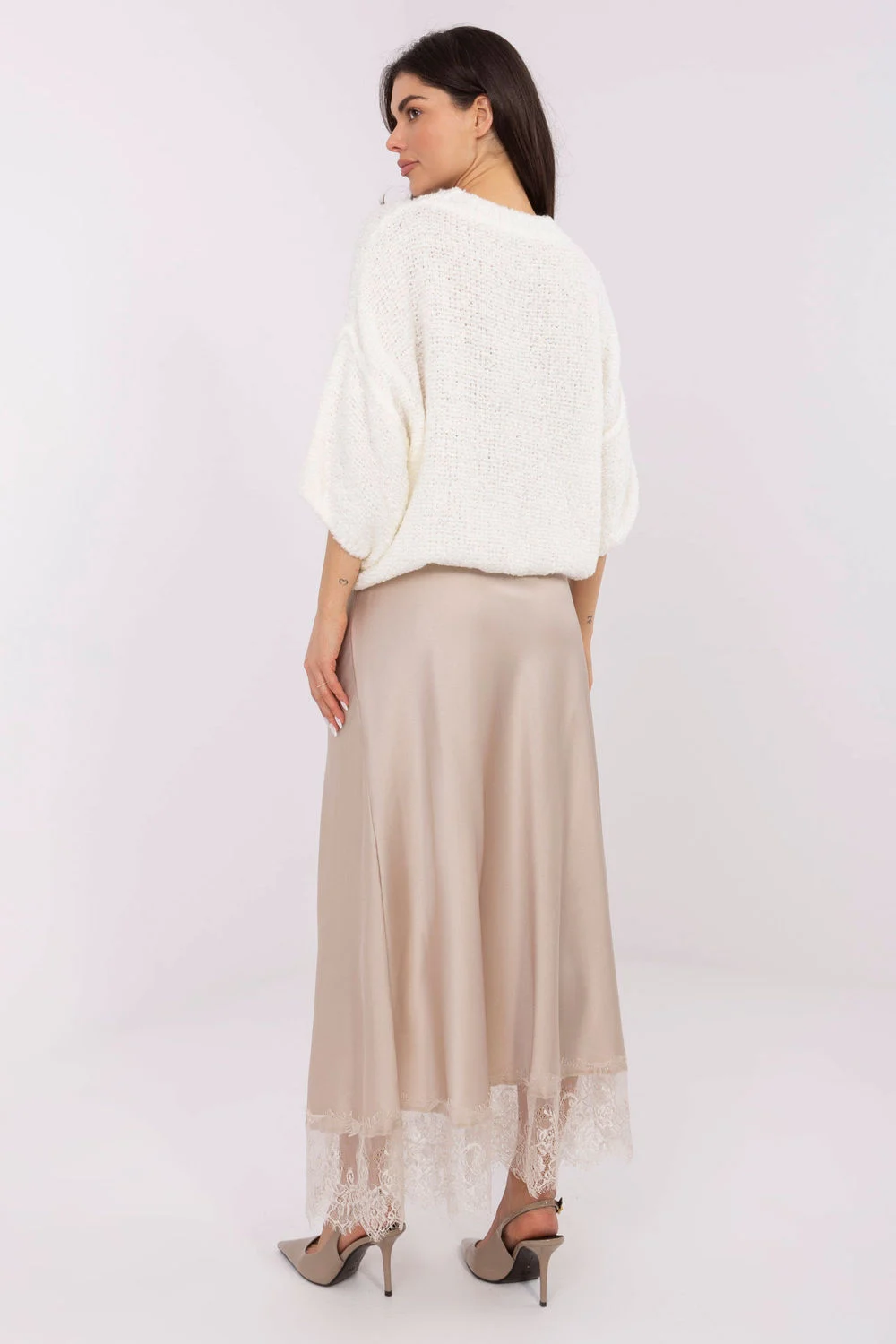 Jupe longue beige – Image 3