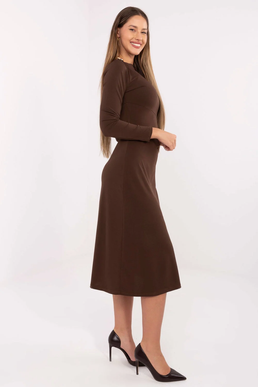 Robe de jour brune – Image 2