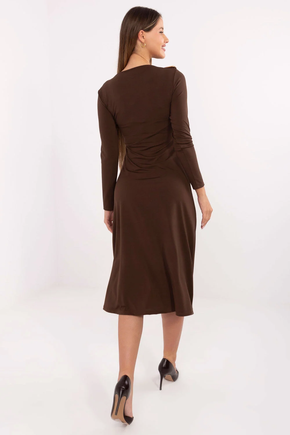 Robe de jour brune – Image 3
