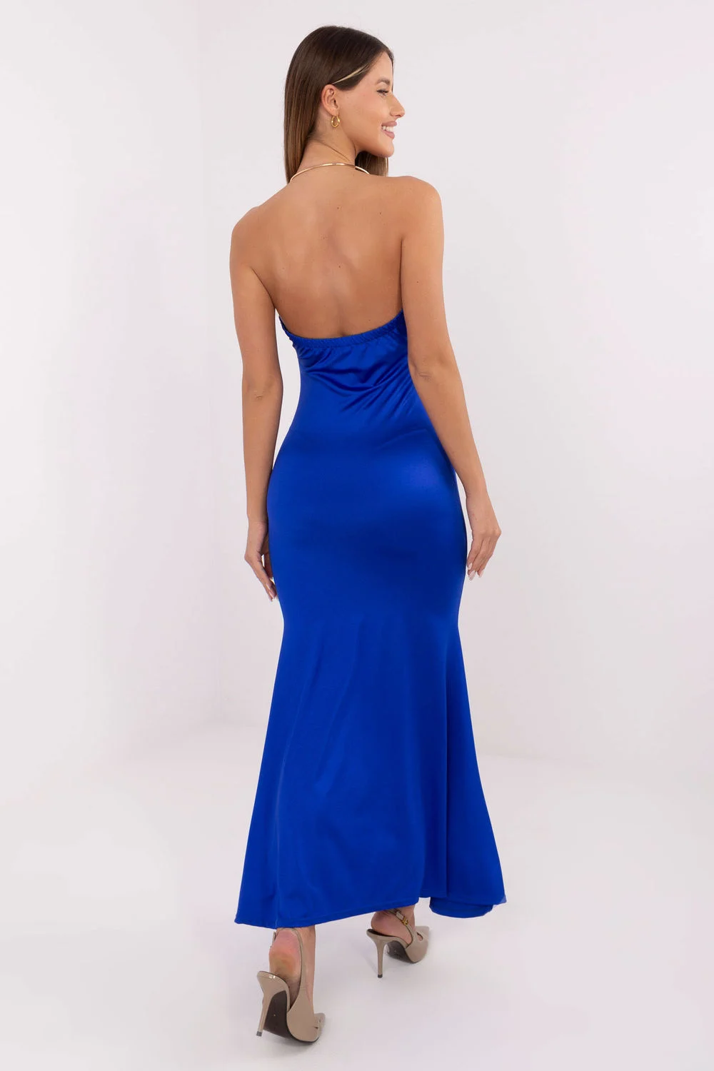 Robe longue bleue – Image 3