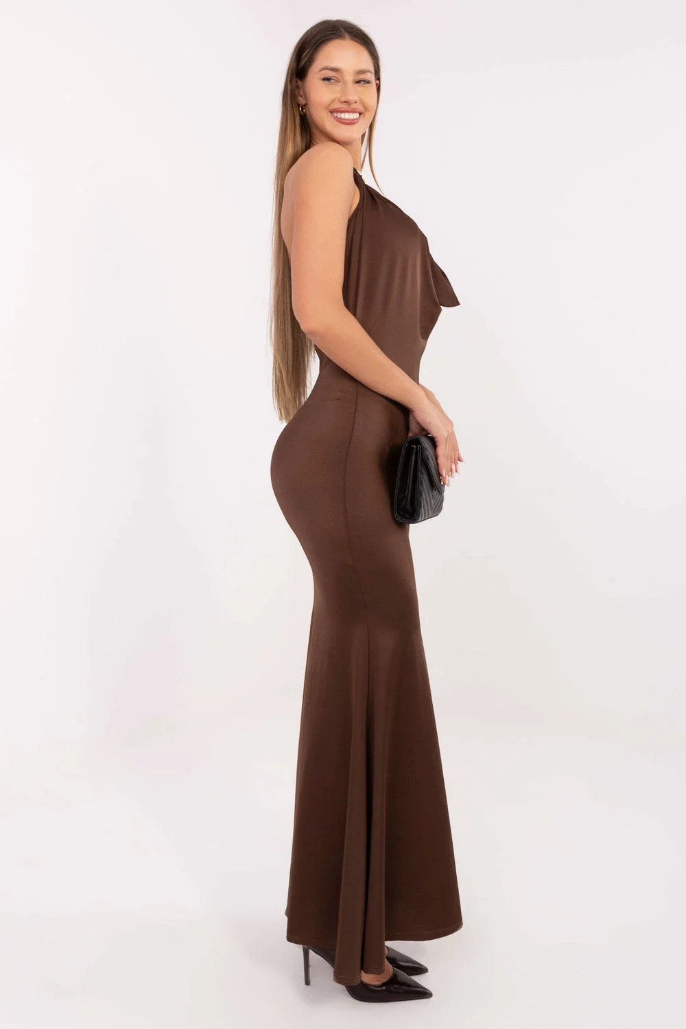 Robe longue brune – Image 2