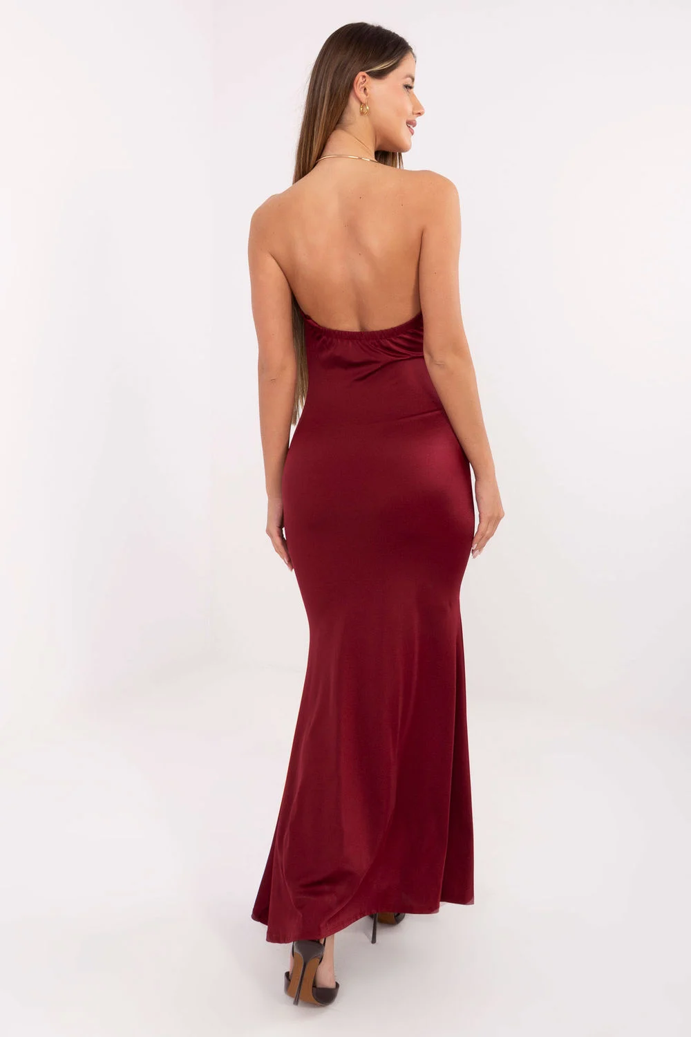 Robe longue rouge – Image 3