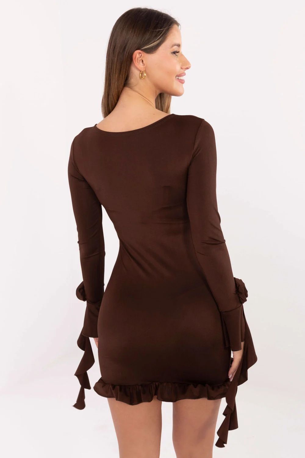 Robe de soirée brune – Image 3