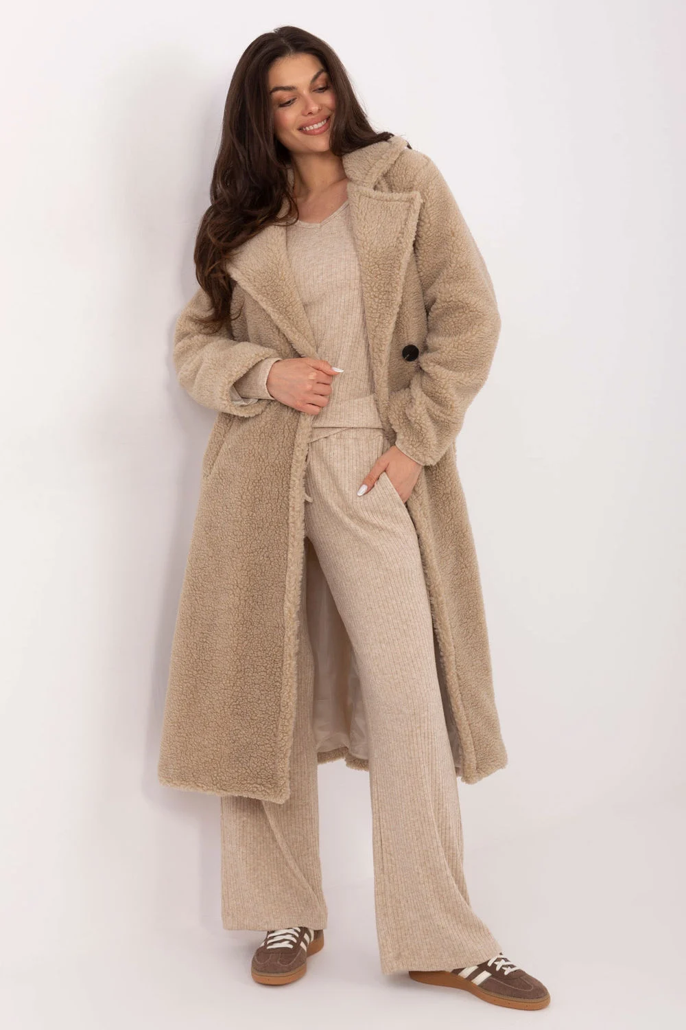 Pantalon femme beige – Image 2