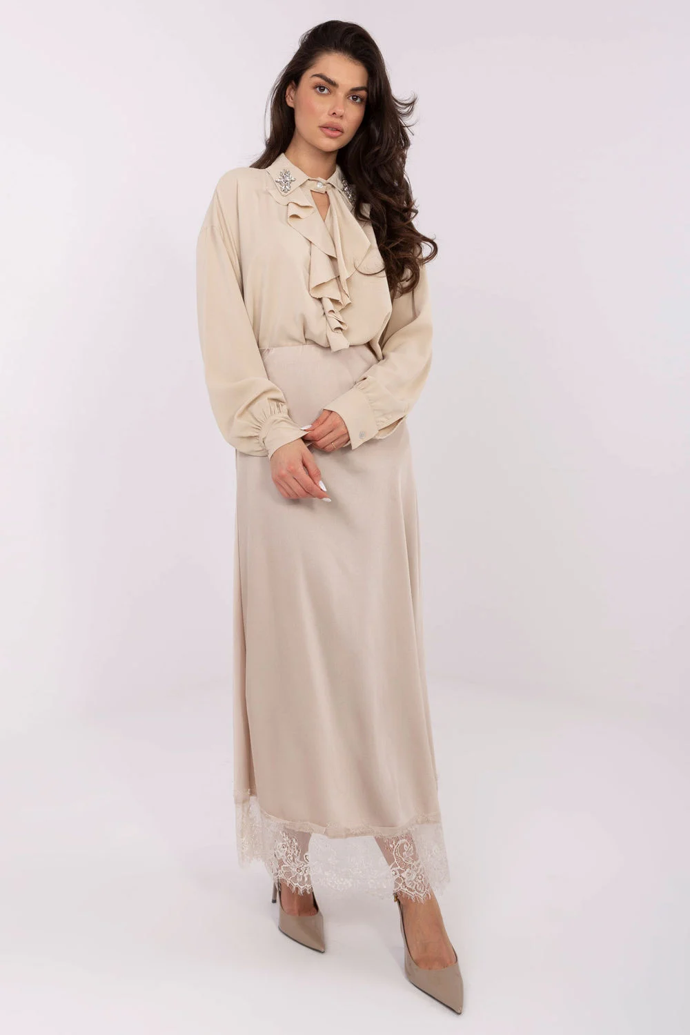 Chemisier beige – Image 2