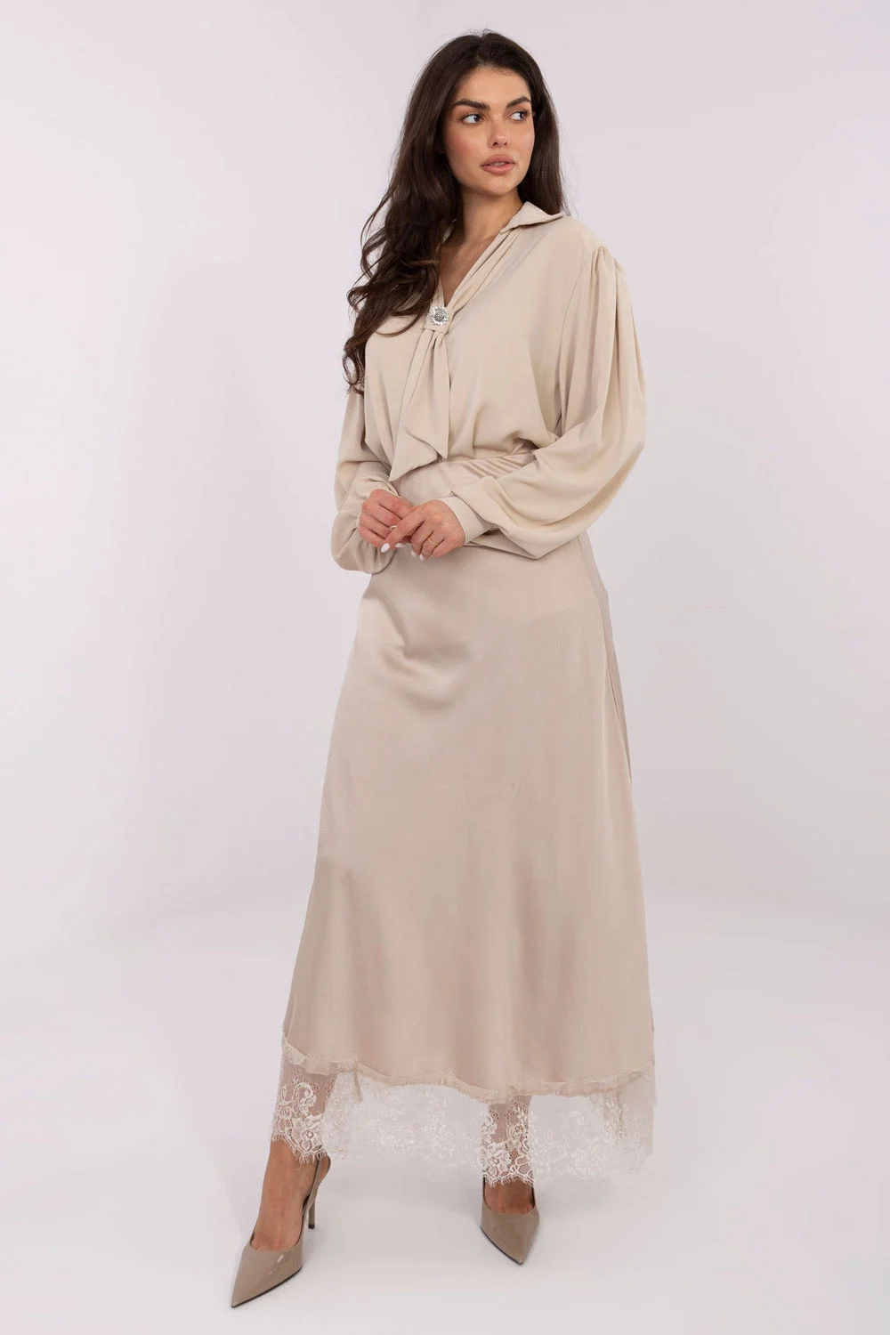 Chemisier beige – Image 2