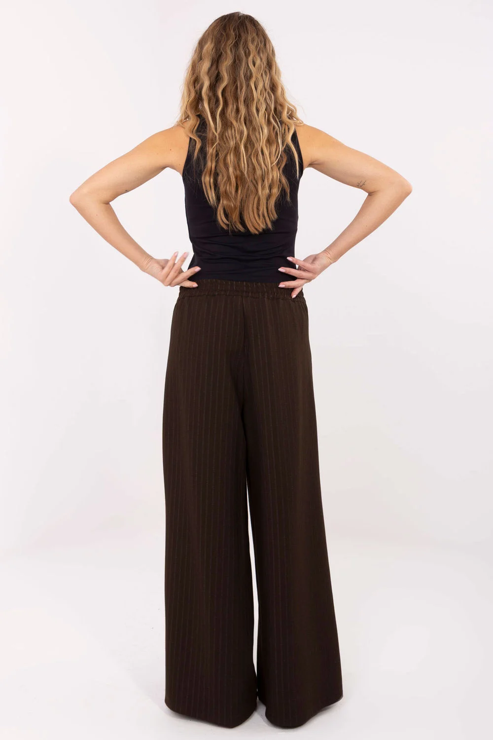 Pantalon femme brun – Image 3