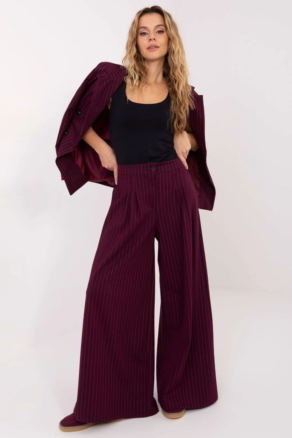 Pantalon femme rouge