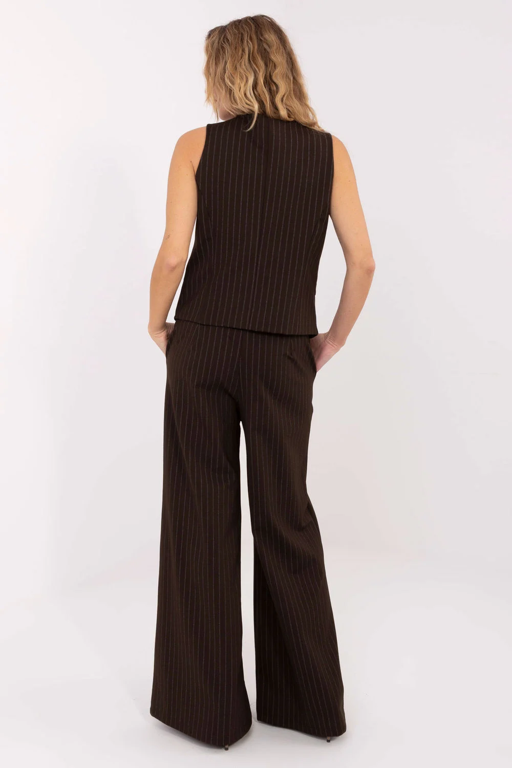Pantalon femme brun – Image 3