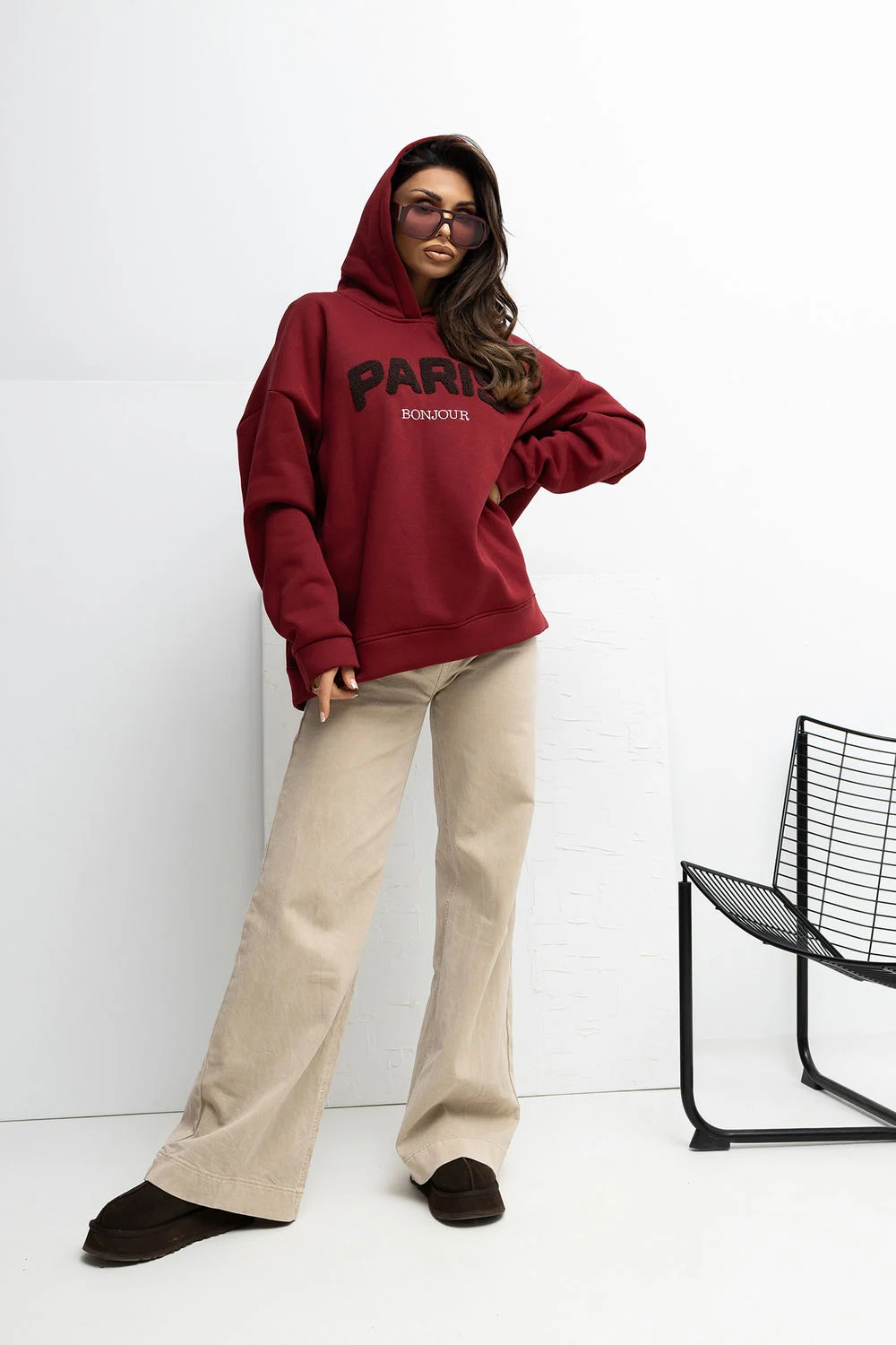 Sweatshirt rouge – Image 2