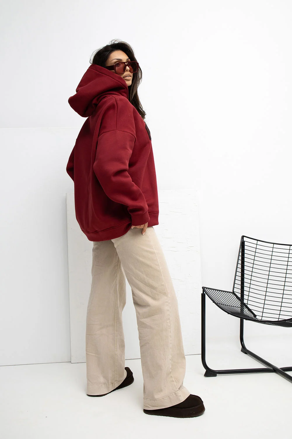 Sweatshirt rouge – Image 3