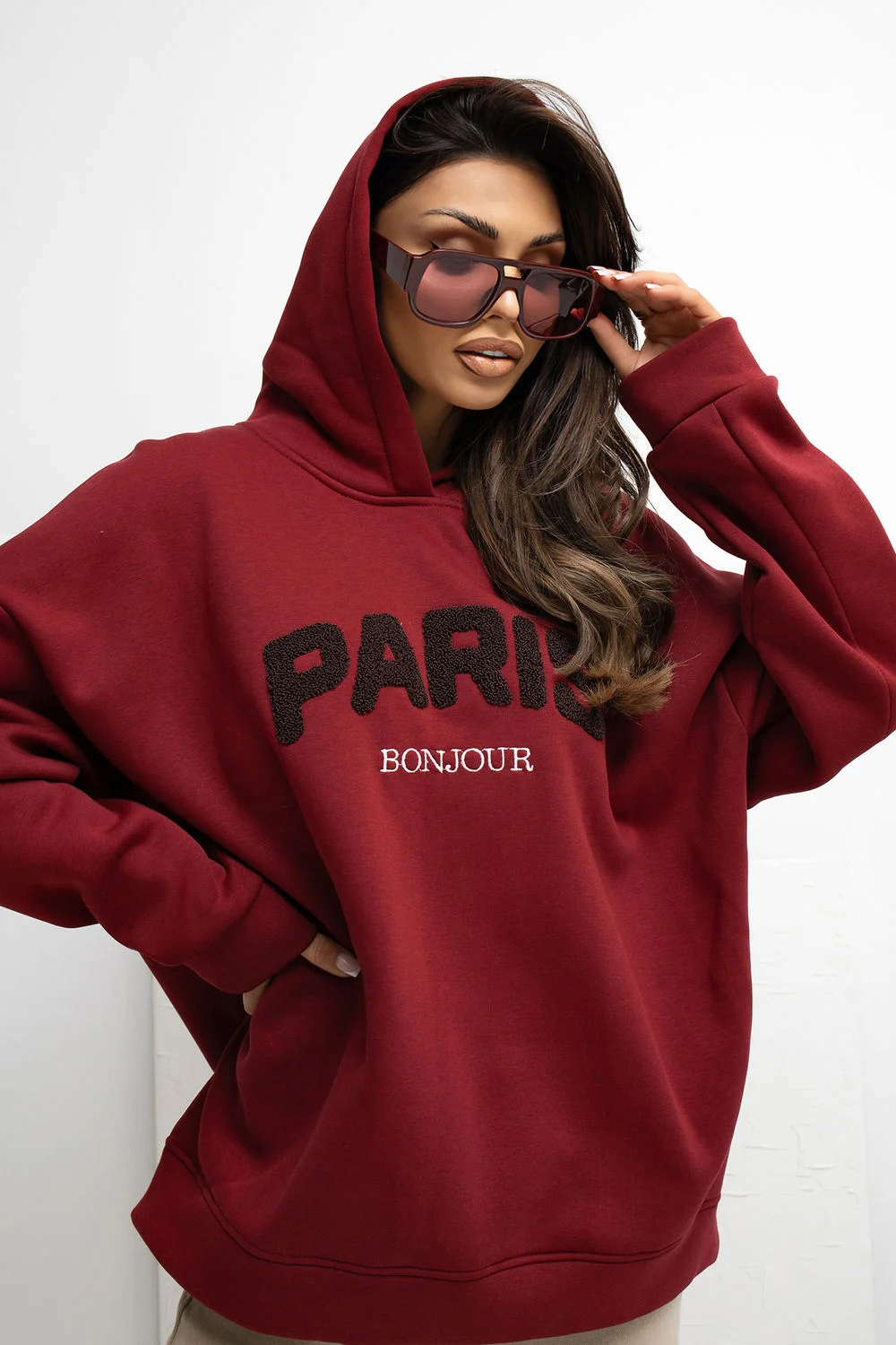 Sweatshirt rouge – Image 4