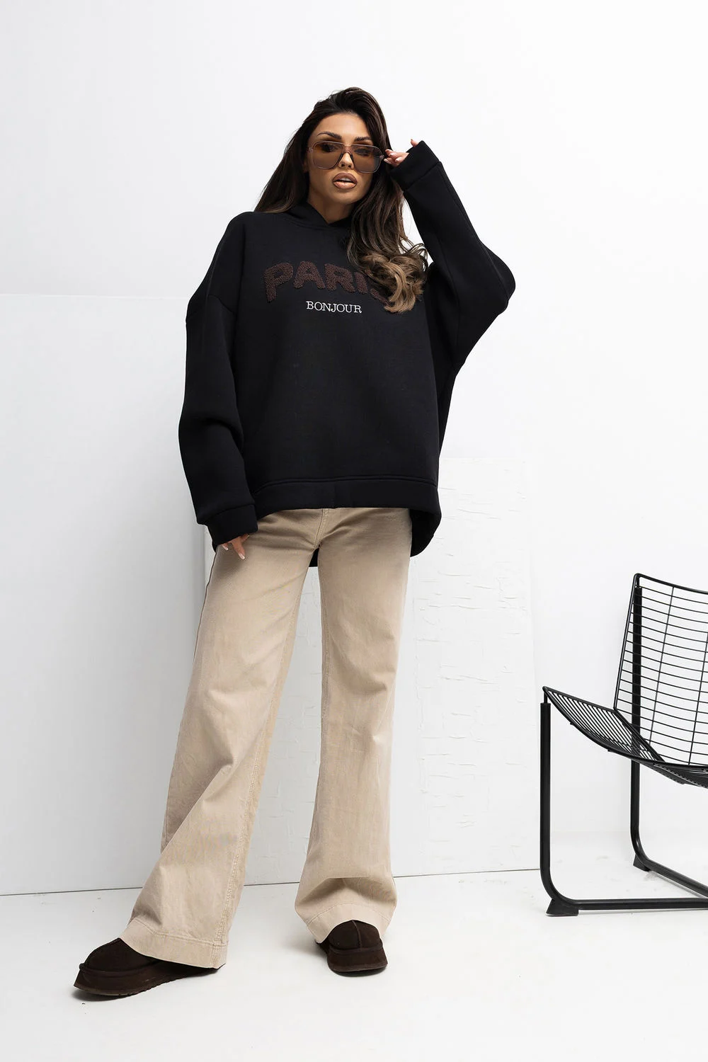 Sweatshirt noir – Image 2