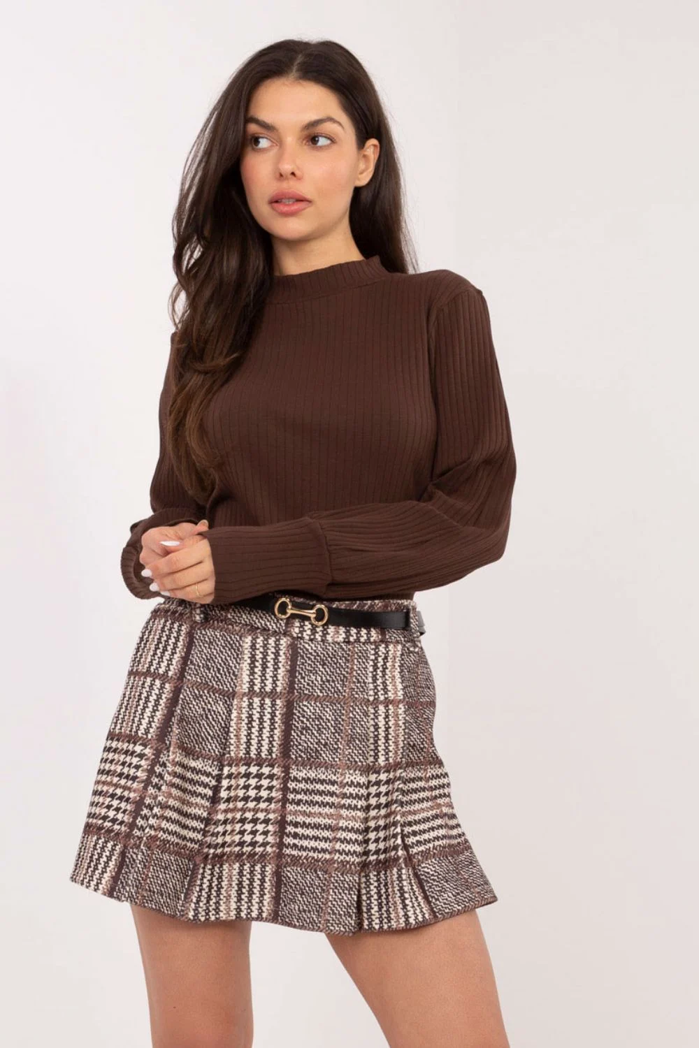 Short-jupe brun – Image 4