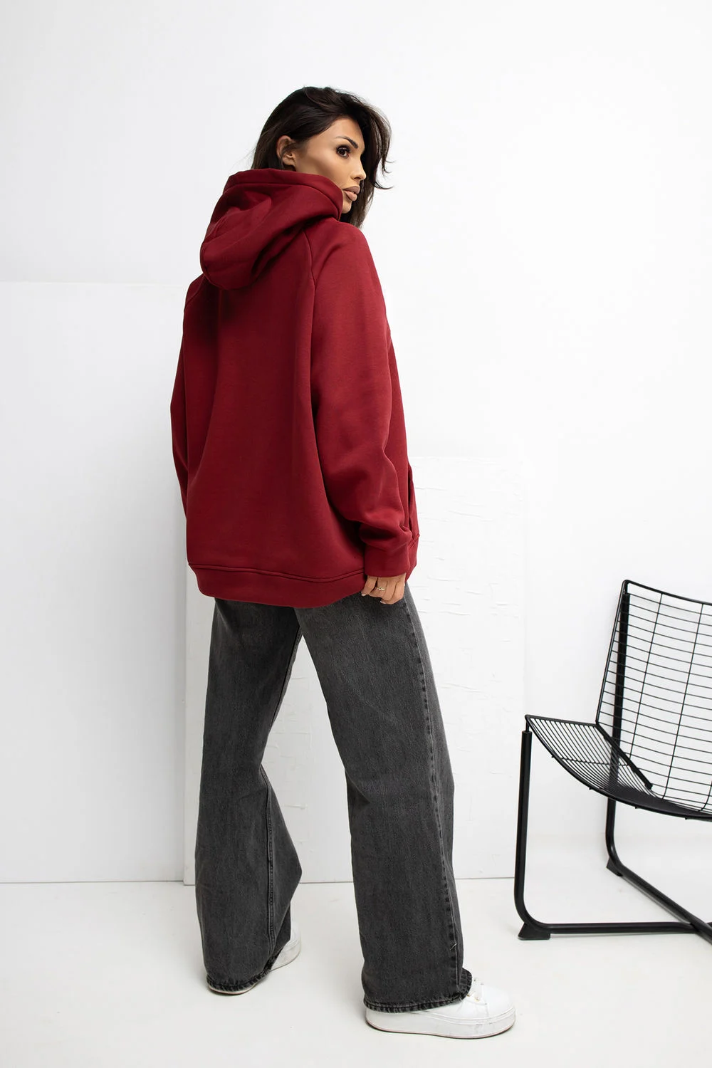Sweatshirt rouge – Image 3