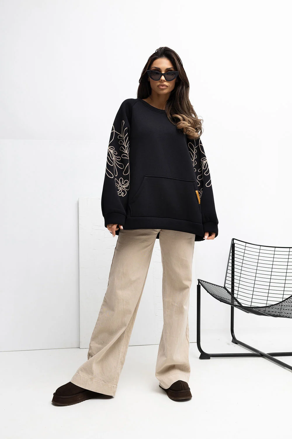Sweatshirt noir – Image 2