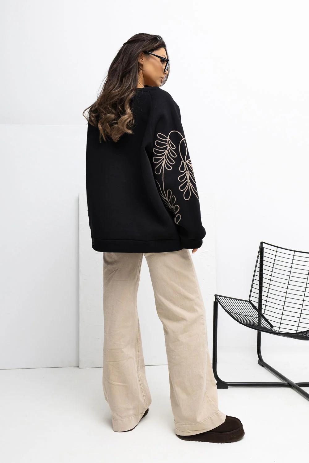 Sweatshirt noir – Image 3