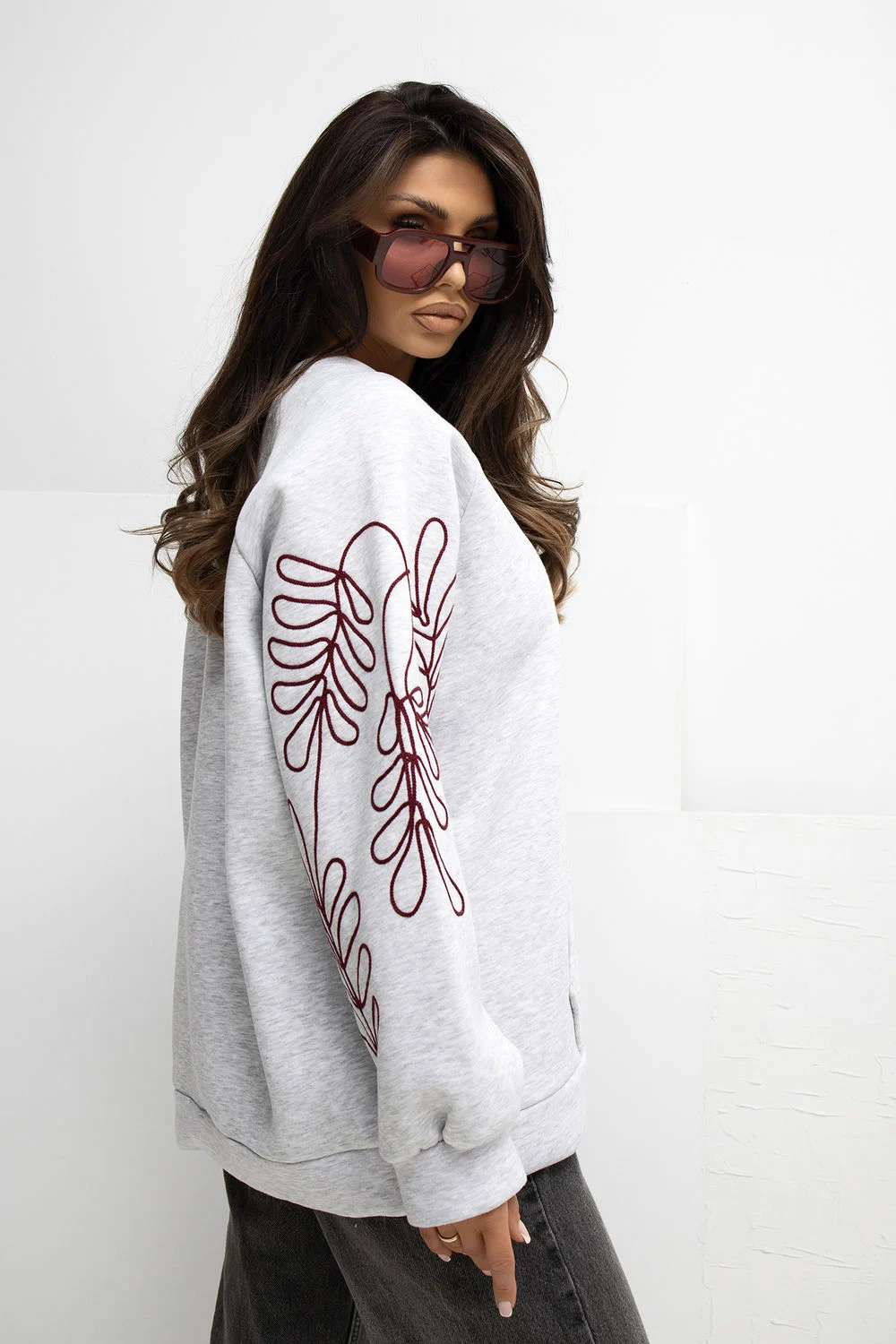 Sweatshirt gris – Image 3