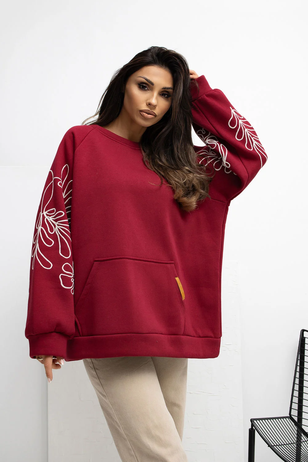 Sweatshirt rouge