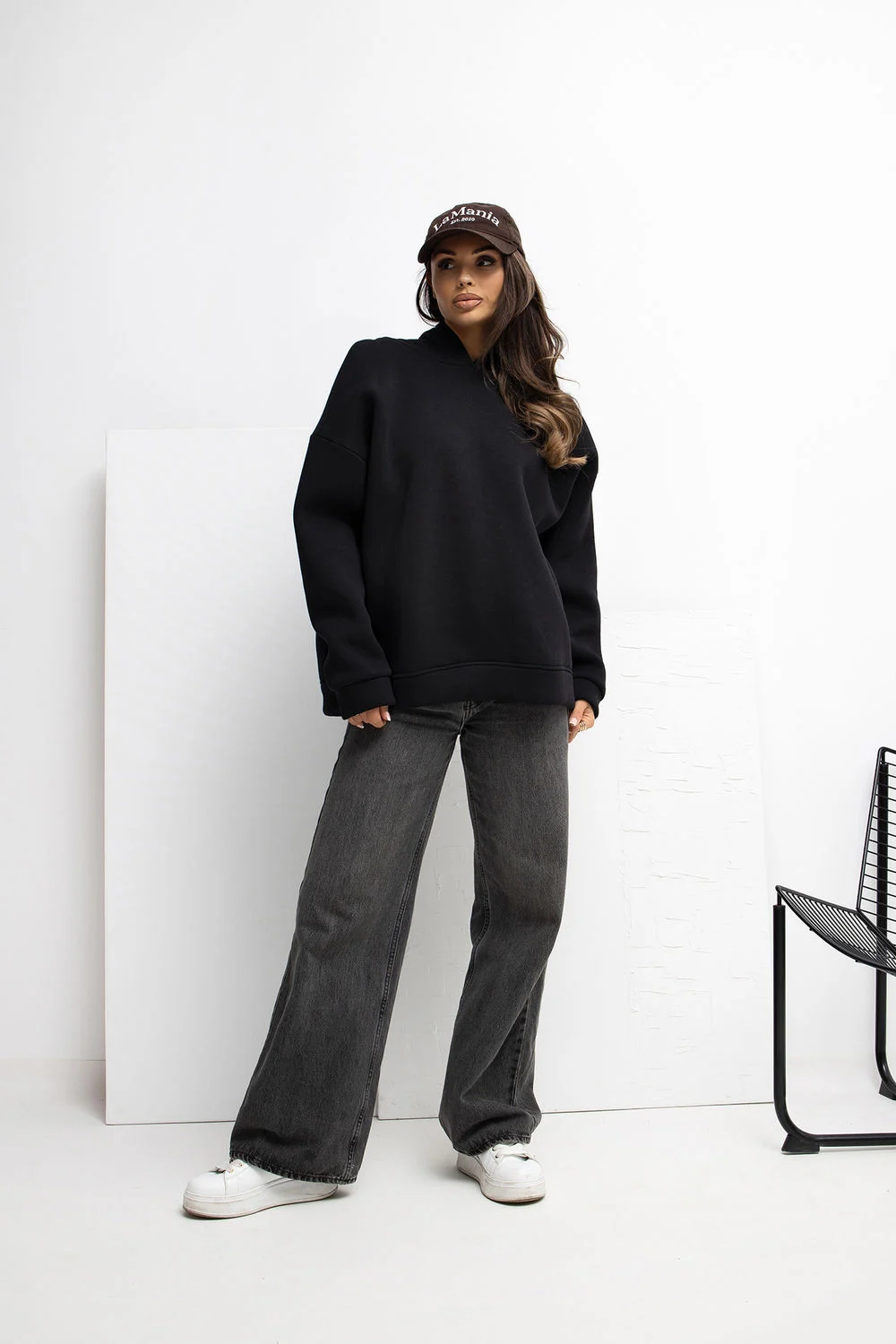 Sweatshirt noir – Image 2