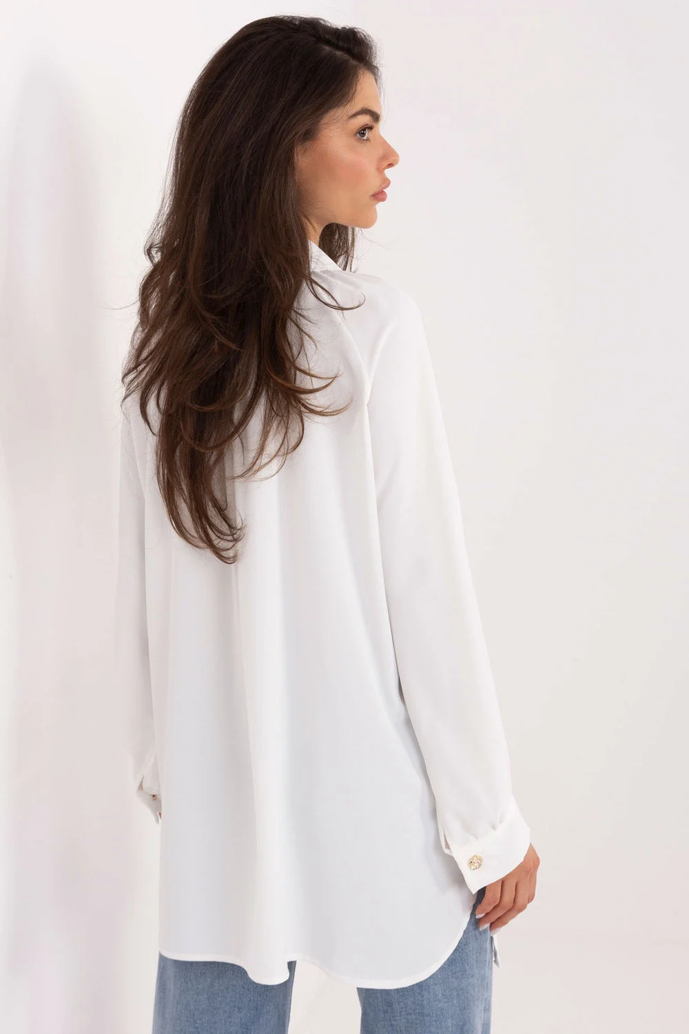Chemise manche longue blanche – Image 3