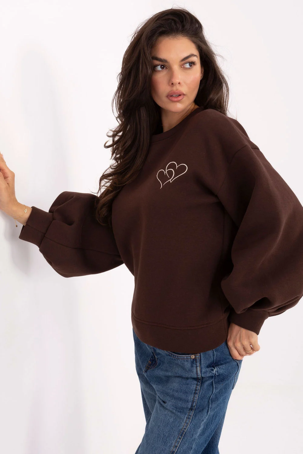 Sweatshirt brun – Image 2