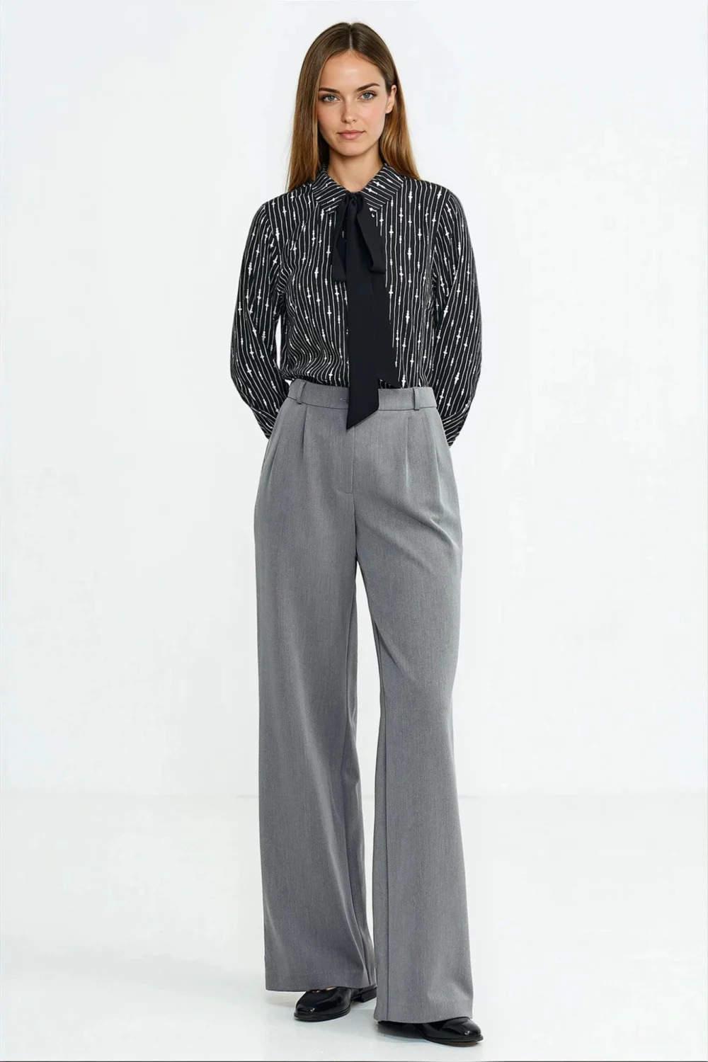 Chemise manche longue noire – Image 2