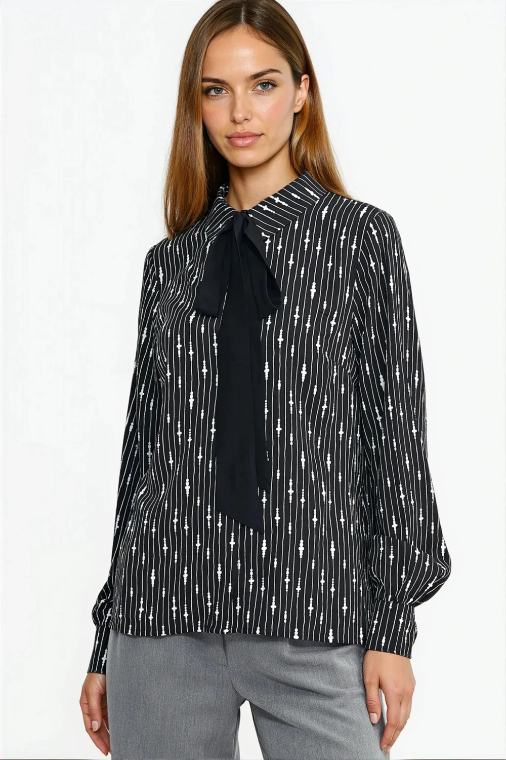 Chemise manche longue noire – Image 4