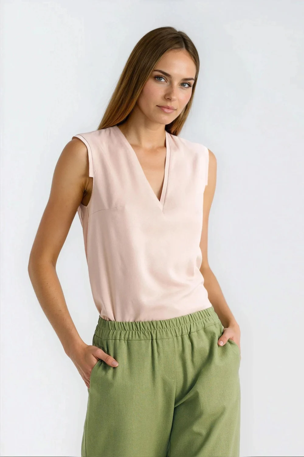 Chemisier beige – Image 2