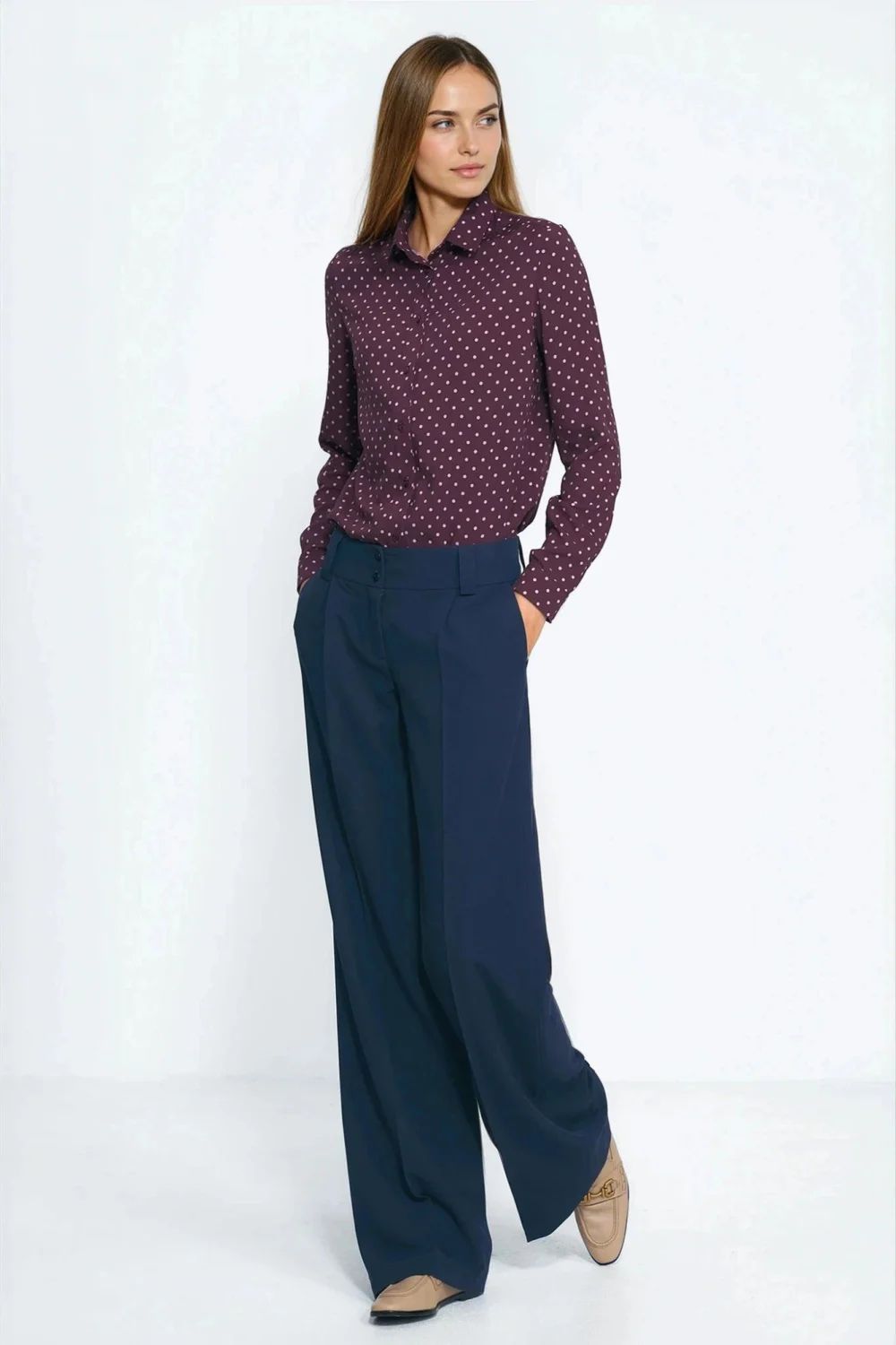 Chemise manche longue rouge – Image 2