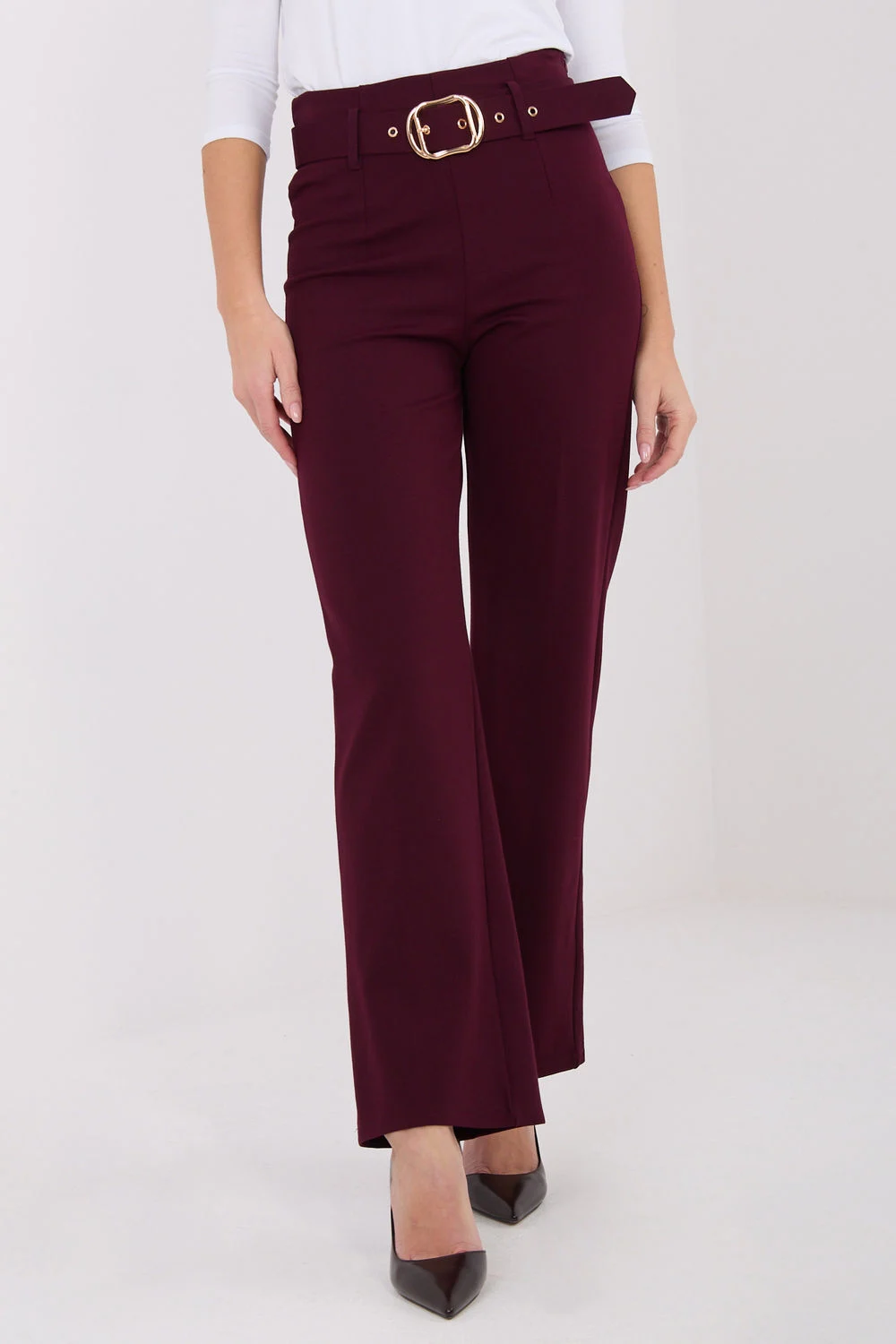 Pantalon femme rouge