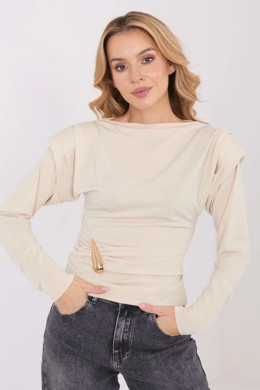 Chemisier beige – Image 4