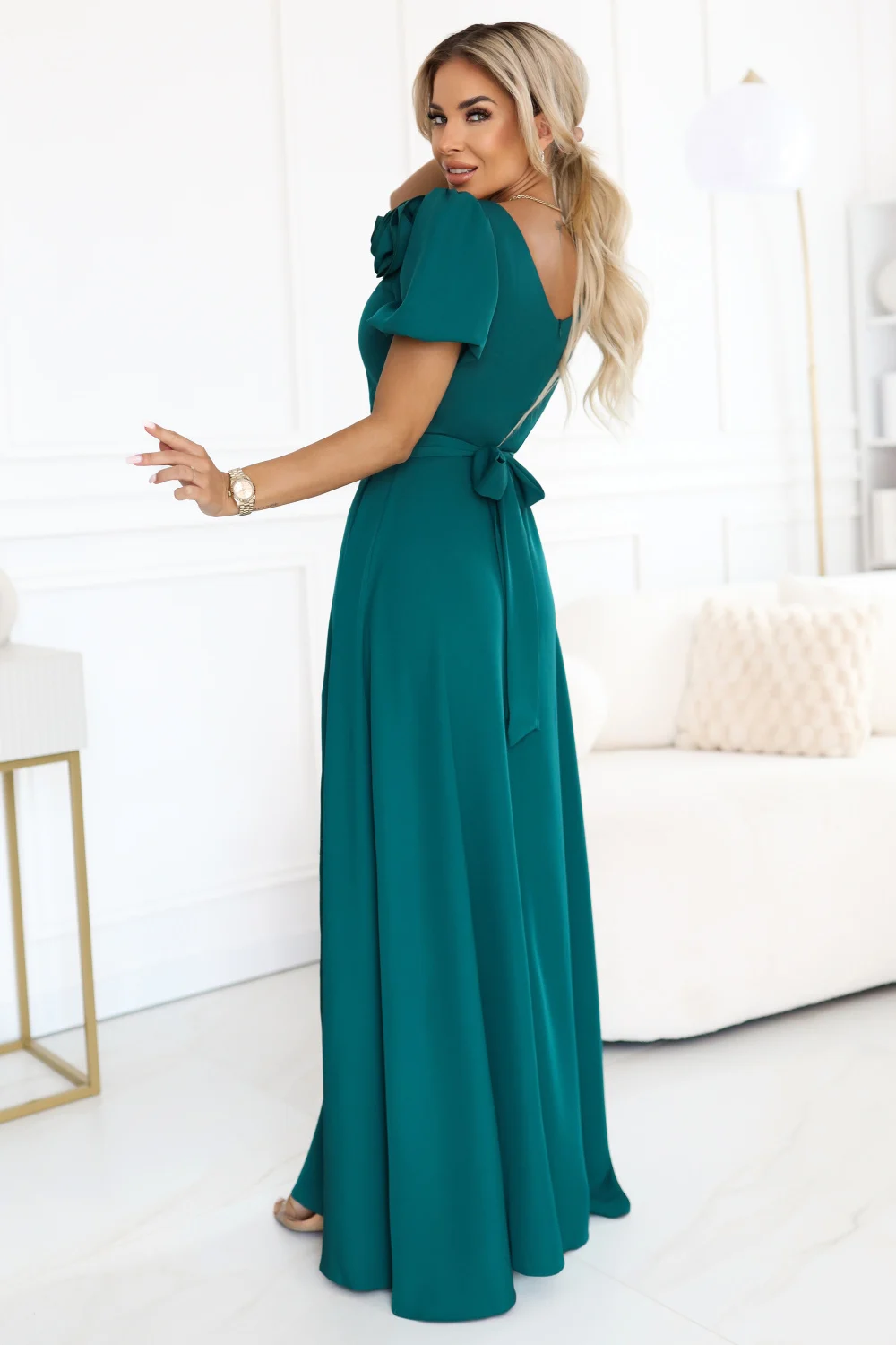 Robe longue verte – Image 2