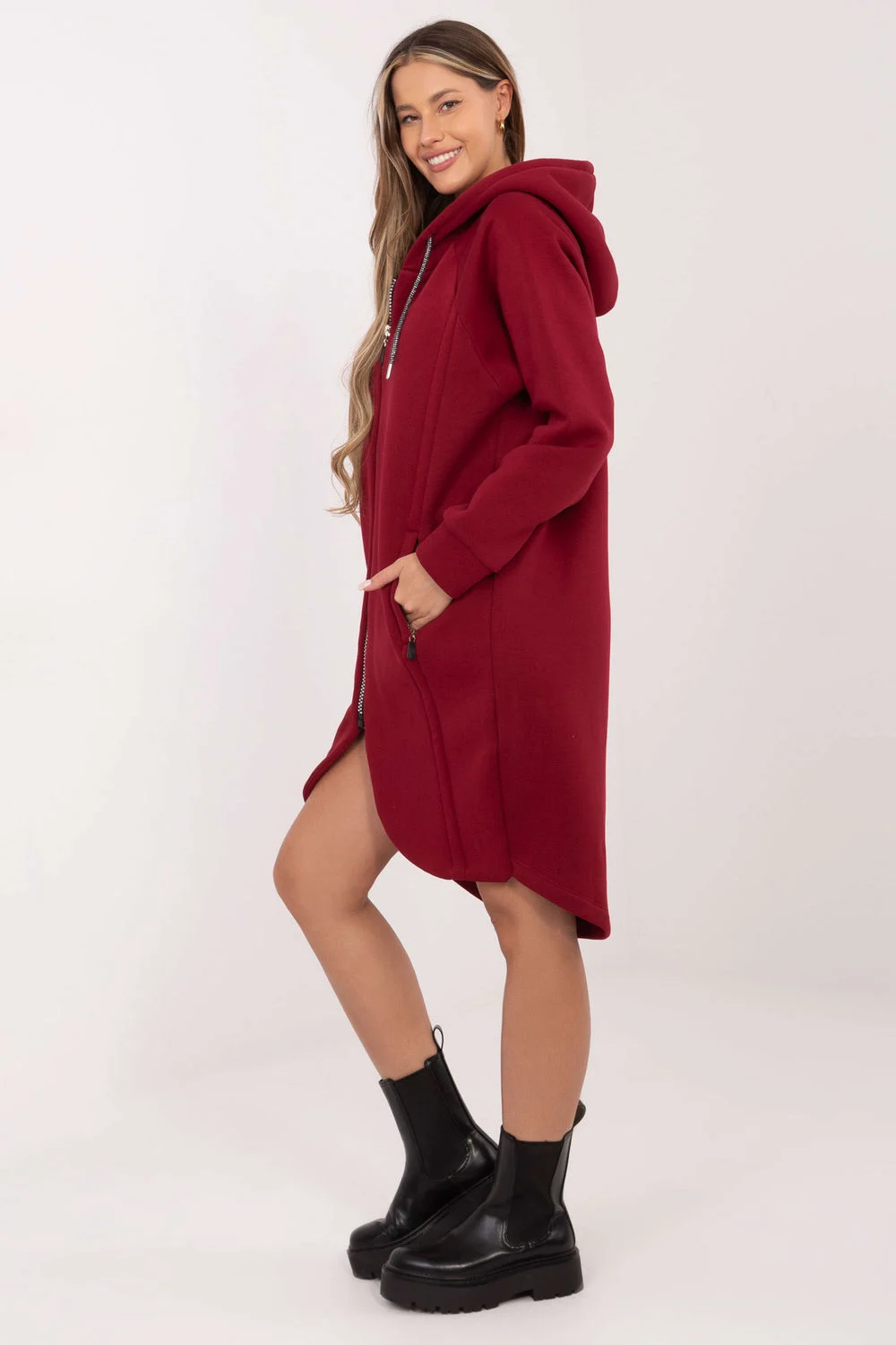 Sweatshirt rouge – Image 2