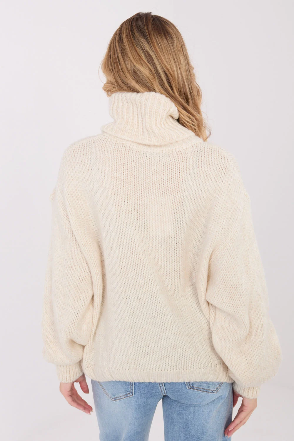 Col roulé beige – Image 3