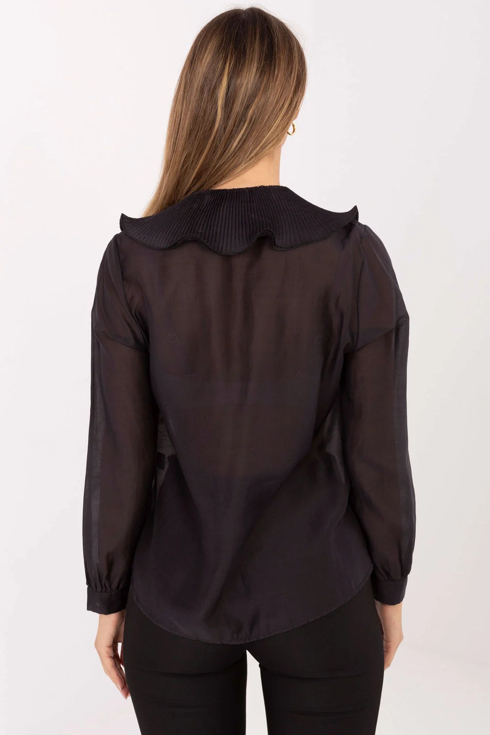 Chemise manche longue noire – Image 3