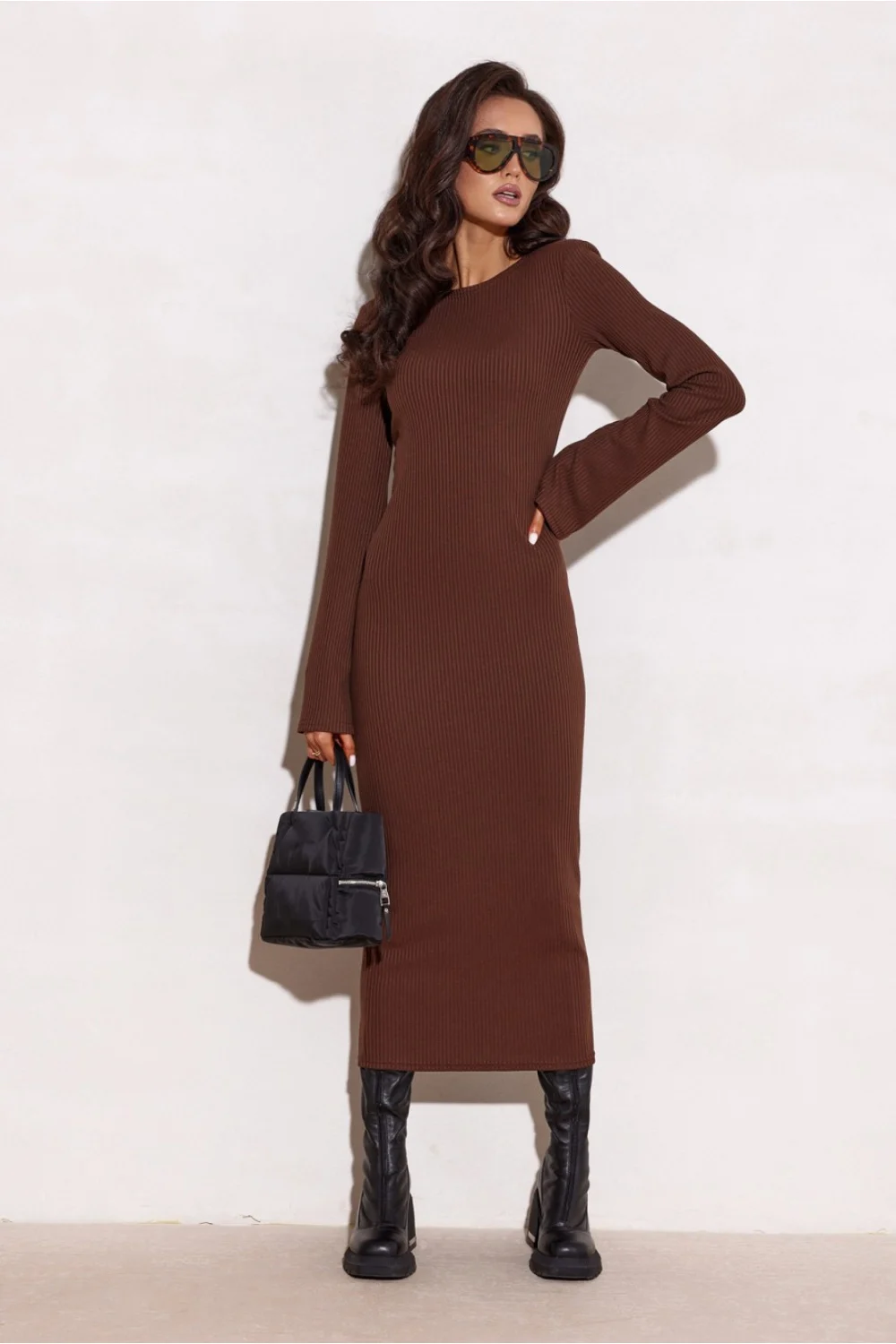 Robe de jour brune – Image 2