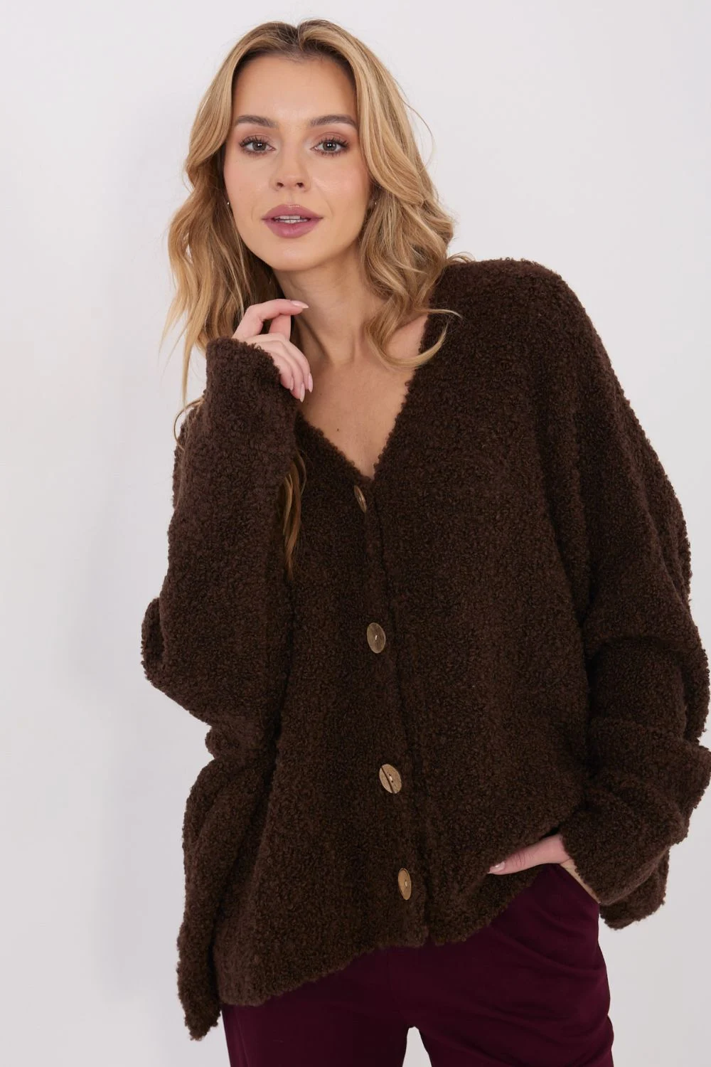 Cardigan brun – Image 3
