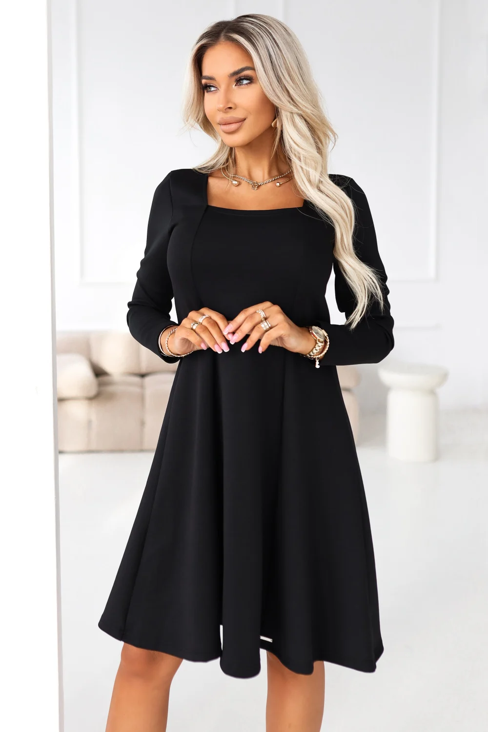 Robe de jour noire – Image 2