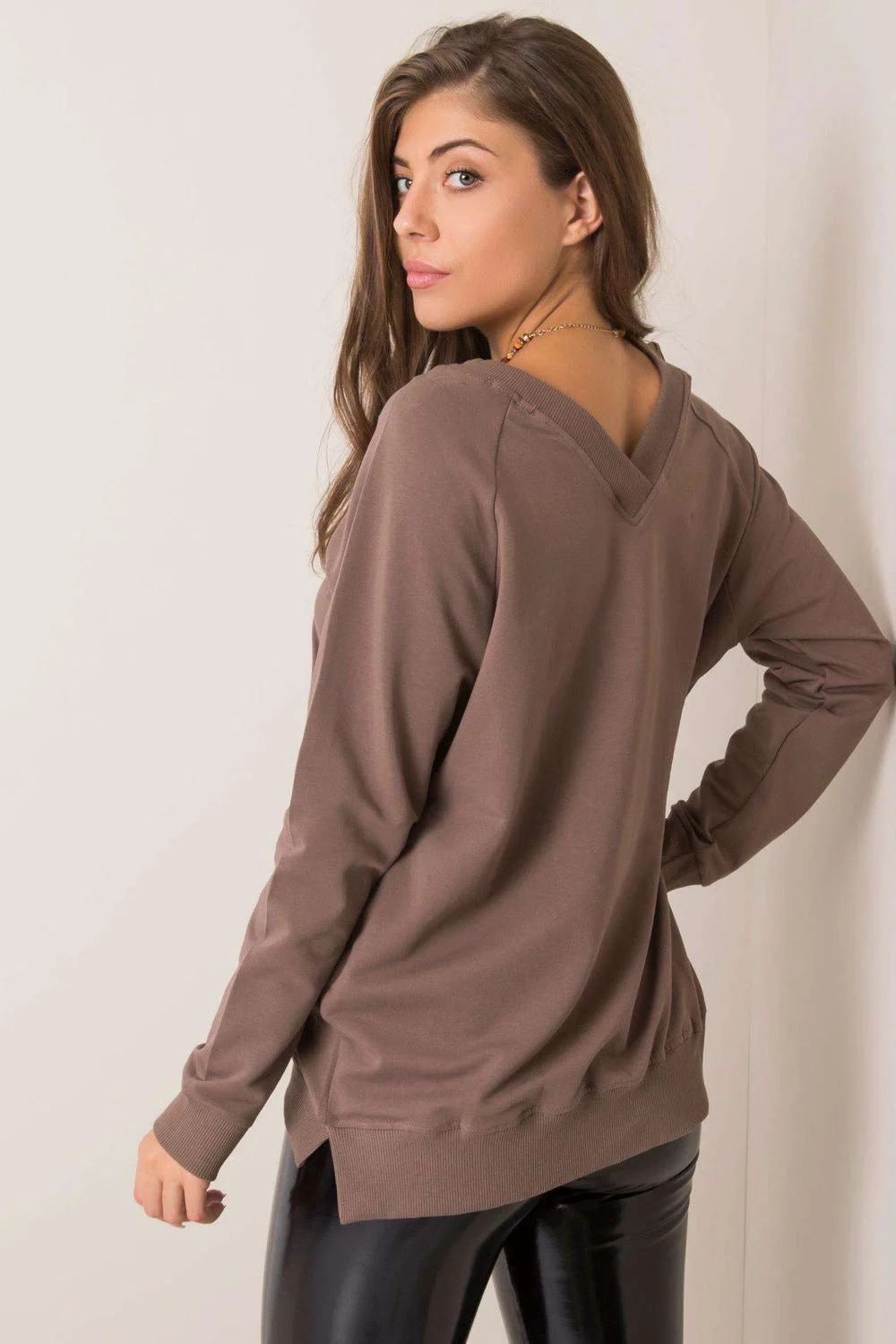 Sweatshirt brun – Image 2