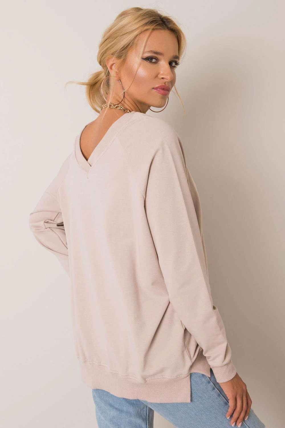Sweatshirt beige – Image 2