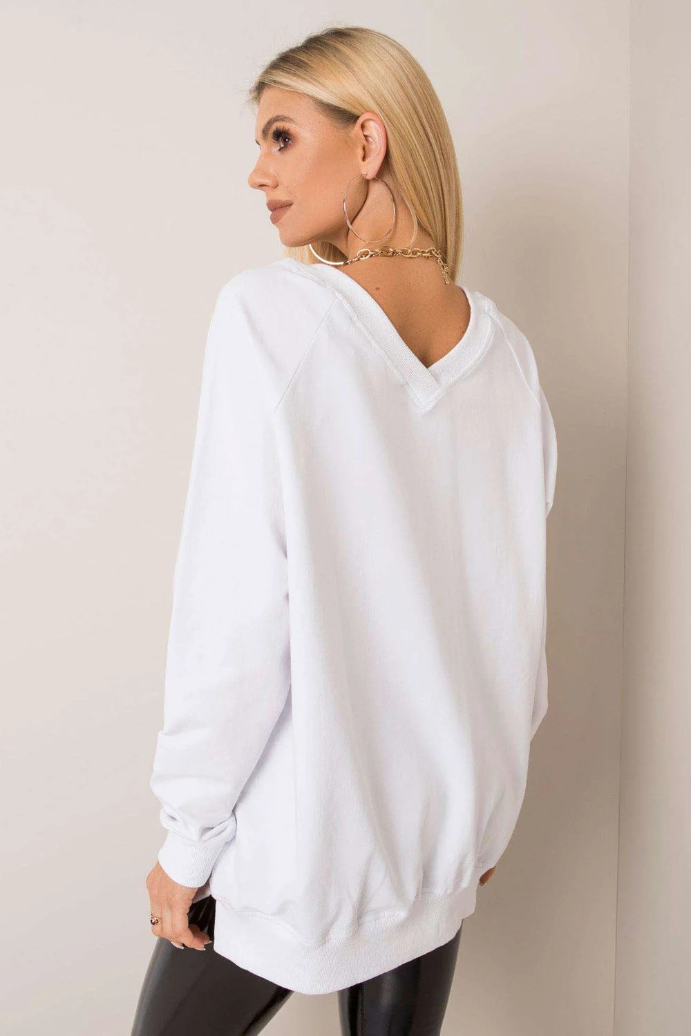 Sweatshirt blanc – Image 2