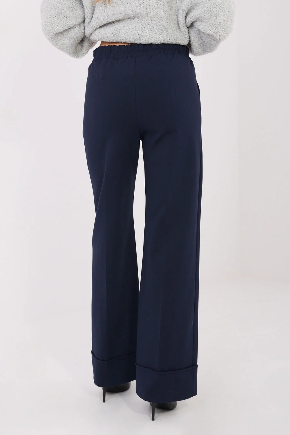 Pantalon femme bleu marine – Image 3