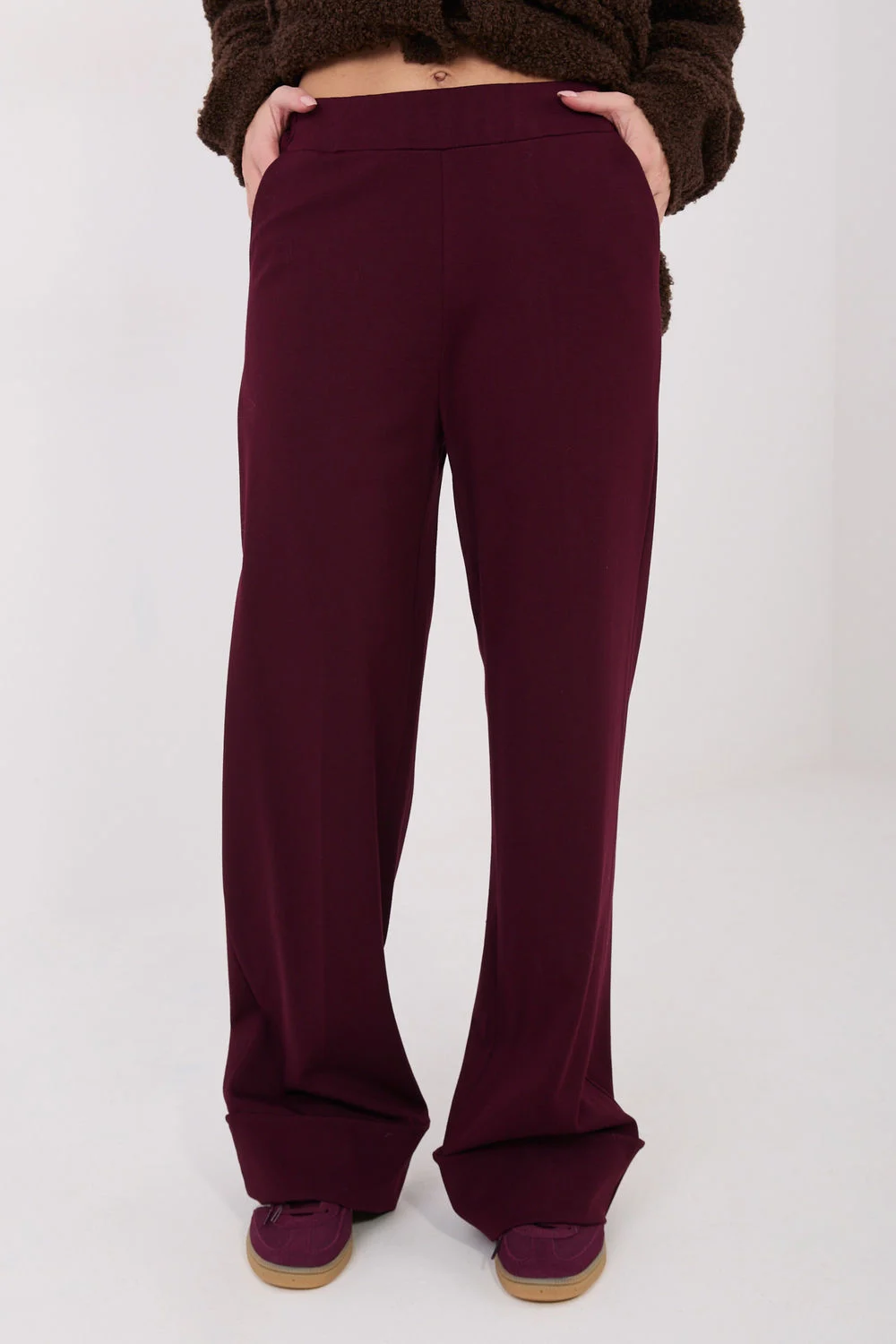 Pantalon femme rouge