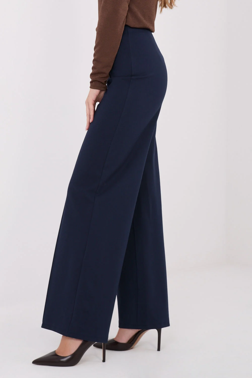 Pantalon femme bleu marine – Image 4