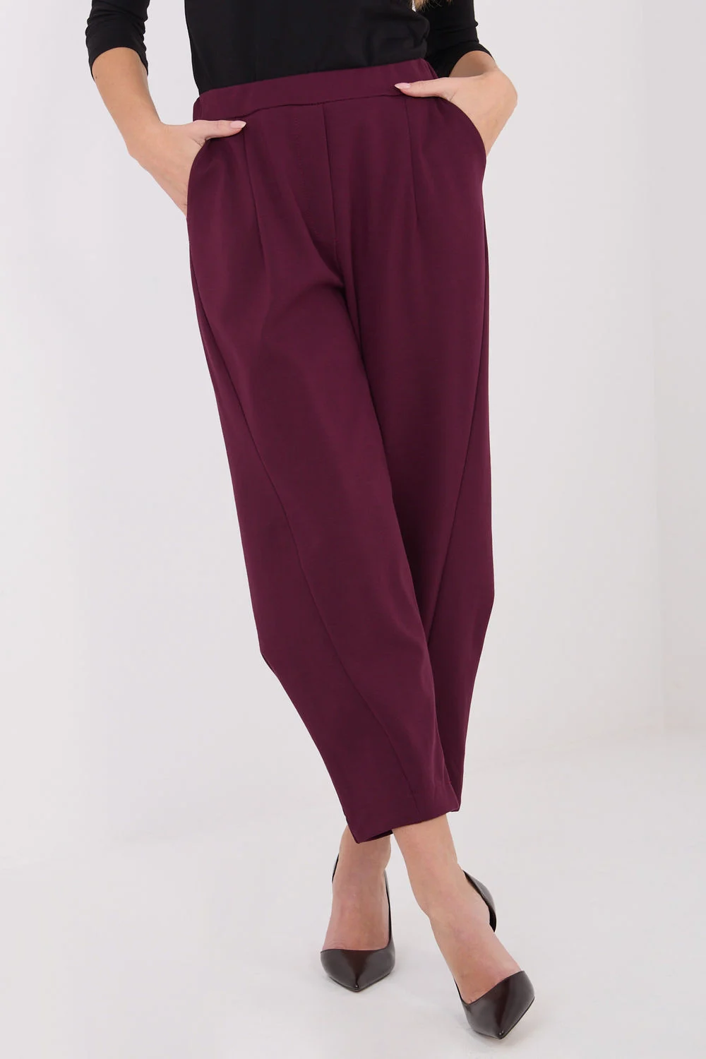 Pantalon femme rouge