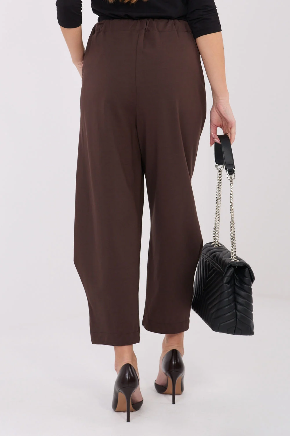 Pantalon femme brun – Image 3