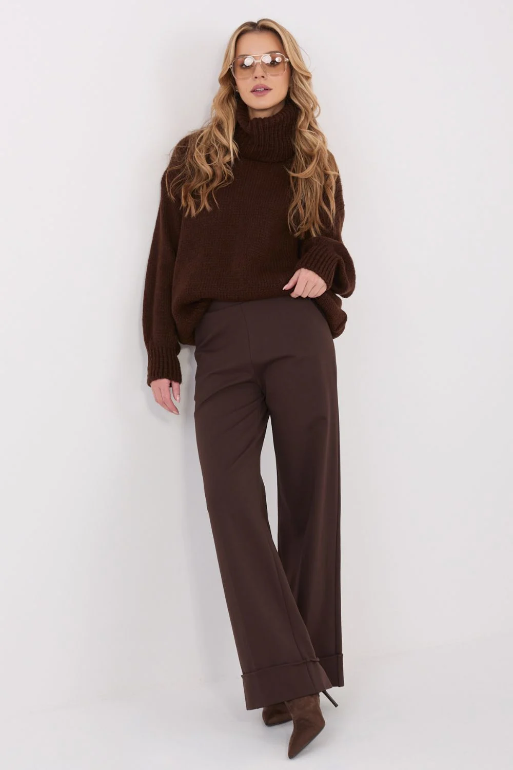 Pantalon femme brun – Image 4